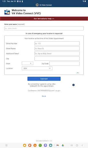 VA Video Connect screenshot