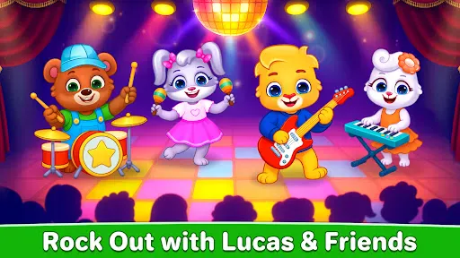 Kids Music: Piano, Xylo, Drums screenshot