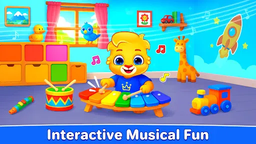 Kids Music: Piano, Xylo, Drums screenshot
