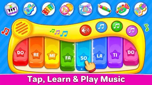Kids Music: Piano, Xylo, Drums screenshot