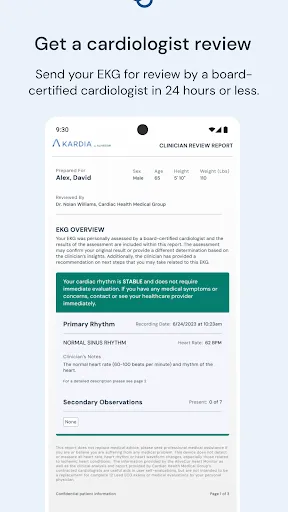 Kardia screenshot