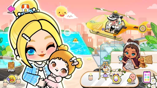 Aha World: Doll Dress-Up Game screenshot