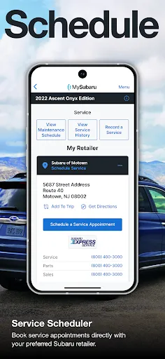 MySubaru screenshot