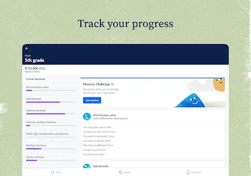 Khan Academy screenshot
