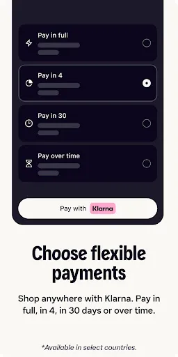 Klarna: Smarter everyday money screenshot