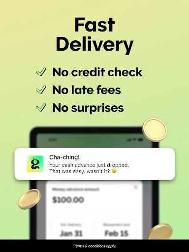 Grant Cash Advance screenshot