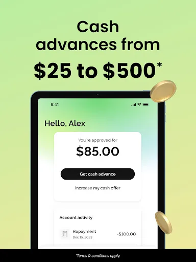 Grant Cash Advance screenshot