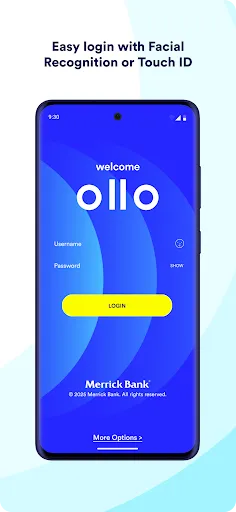 Ollo Credit Card Mobile App screenshot