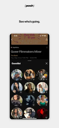 Posh – Create & Find Events screenshot