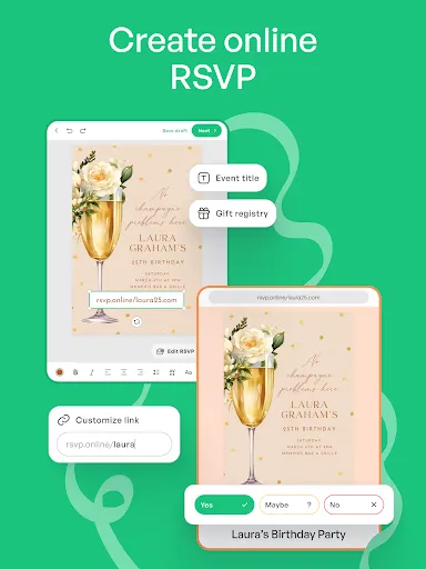 Invitation Maker: Cards & RSVP screenshot