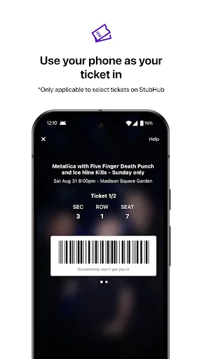 StubHub - Live Event Tickets screenshot