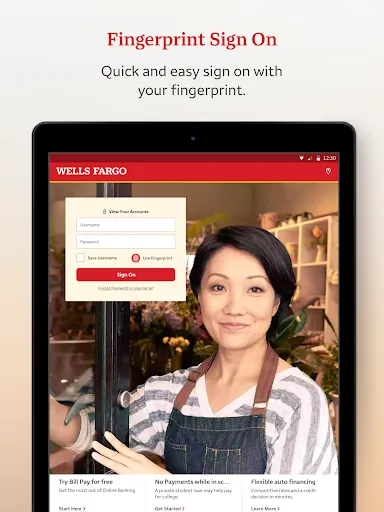 Wells Fargo Mobile® screenshot
