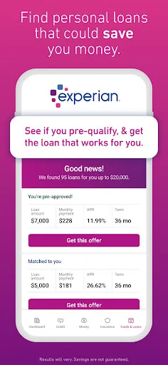 Experian® screenshot