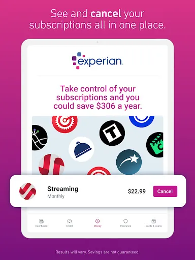Experian® screenshot
