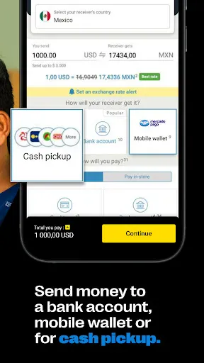 Western Union Send Money Now screenshot