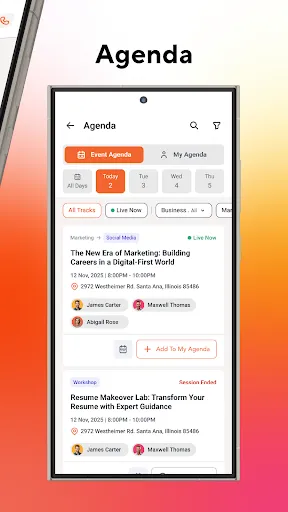 vFairs screenshot
