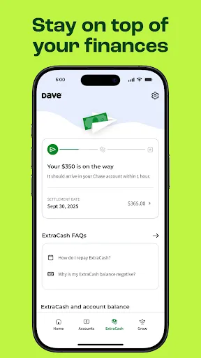 Dave: Credit, Cash & Money App screenshot