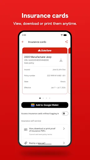 State Farm® screenshot