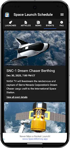 Space Launch Schedule screenshot
