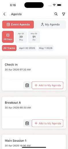 Thrive Leaders Conference screenshot
