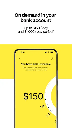 EarnIn: Why Wait for Payday? screenshot