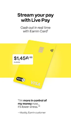 EarnIn: Why Wait for Payday? screenshot