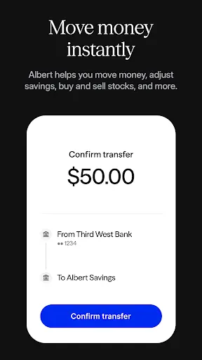Albert: Budgeting and Banking screenshot