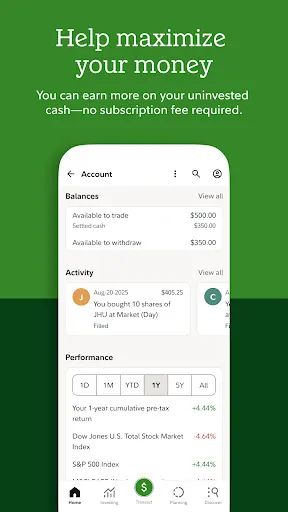 Fidelity Investments screenshot