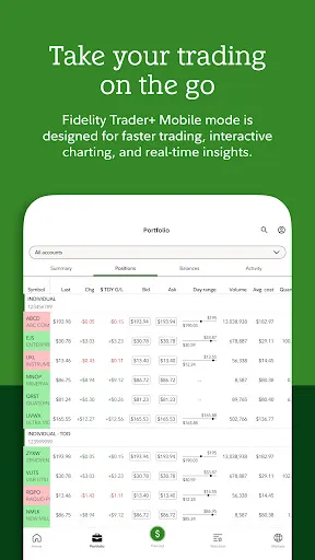 Fidelity Investments screenshot
