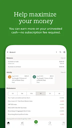 Fidelity Investments screenshot
