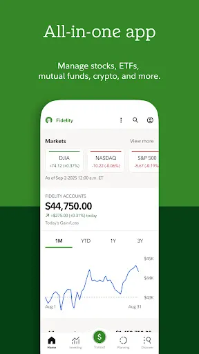 Fidelity Investments screenshot