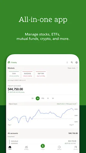 Fidelity Investments screenshot