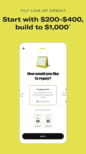 Tilt: Cash Advance & Credit screenshot