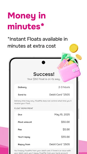 FloatMe: Fast Cash Advance App screenshot