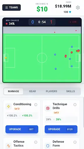 Sport Star - Team Manager Idle screenshot