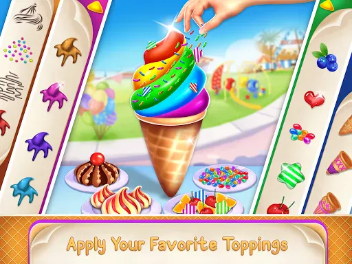Icecream Cone Cupcake Baking screenshot