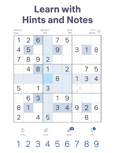 Sudoku.com - Classic Sudoku screenshot