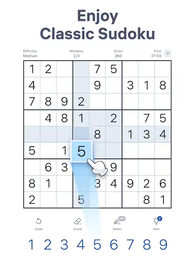 Sudoku.com - Classic Sudoku screenshot
