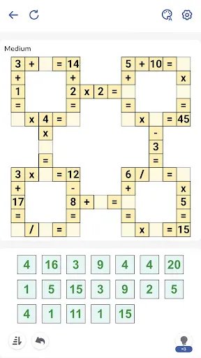 Crossmath® - Math Puzzle Games screenshot