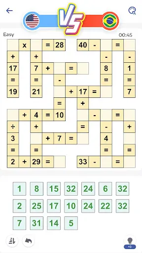 Crossmath® - Math Puzzle Games screenshot