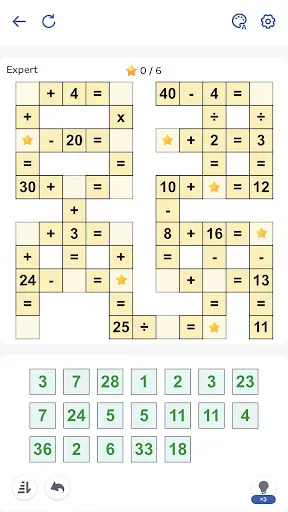 Crossmath® - Math Puzzle Games screenshot