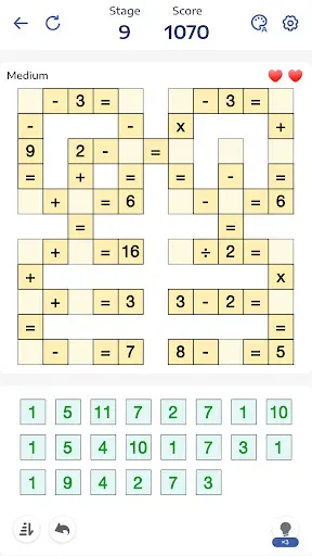 Crossmath® - Math Puzzle Games screenshot
