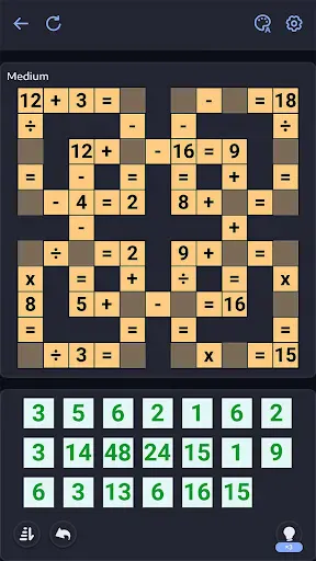 Crossmath® - Math Puzzle Games screenshot