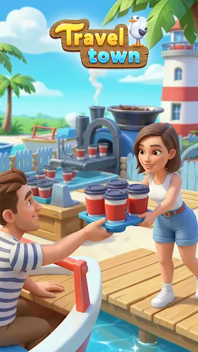 Travel Town - Merge Adventure screenshot