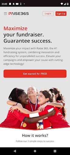 RAISE-365 screenshot