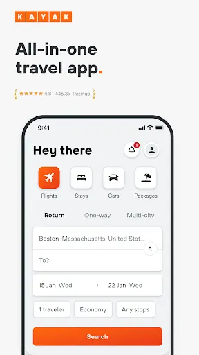 KAYAK: Flights, Hotels & Cars screenshot