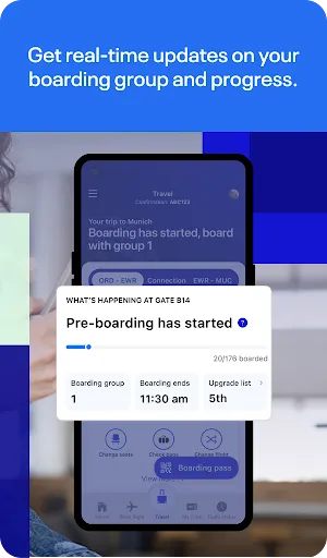 United Airlines screenshot