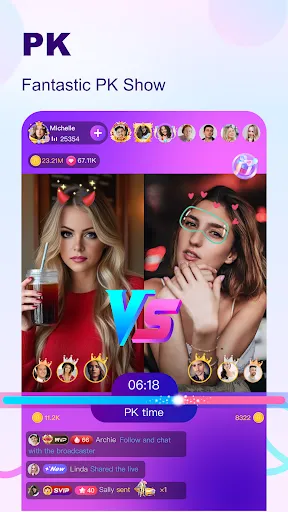BuzzCast - Live Video Chat App screenshot