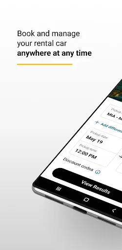 Hertz Rent-a-Car screenshot
