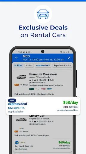 Priceline: Hotel, Flight & Car screenshot